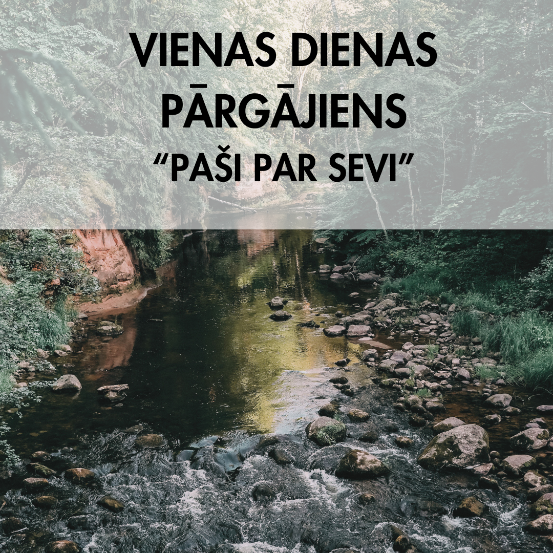 VIENAS DIENAS PĀRGĀJIENS "PAŠI PAR SEVI"